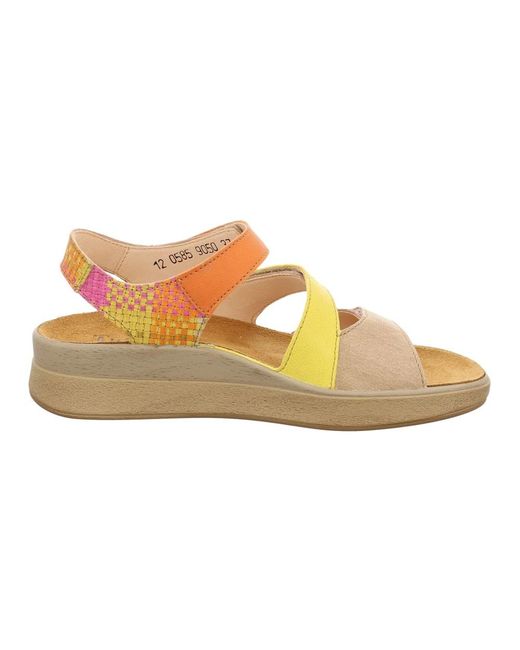 Think! Multicolor Multi-Strap Ledersandale