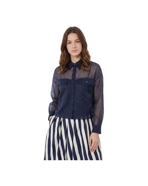 Weekend by Maxmara Blue Shirts