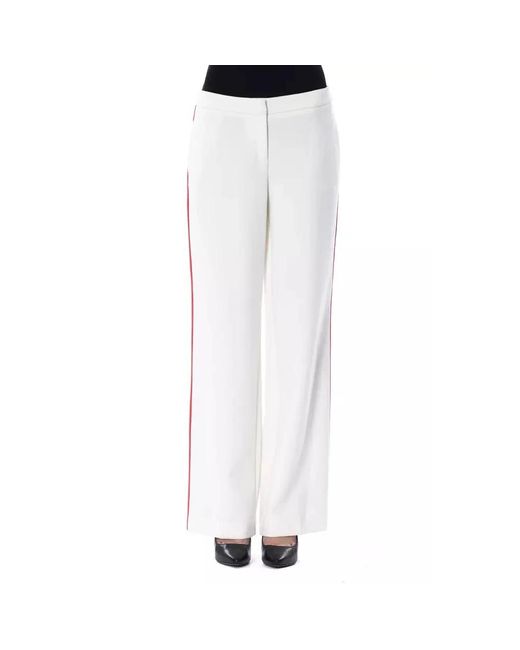 Byblos White Wide Trousers