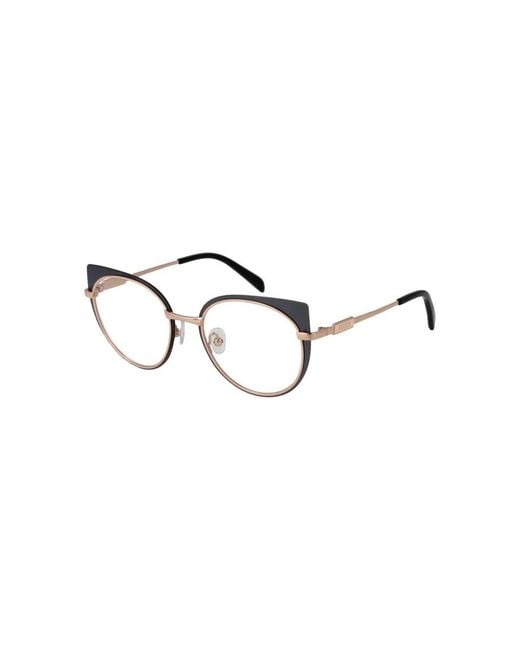 Emilio Pucci Metallic Glasses