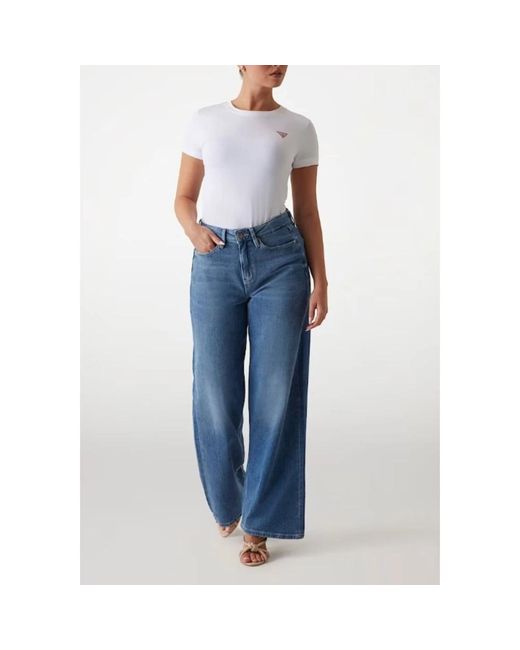 Guess White T-Shirts
