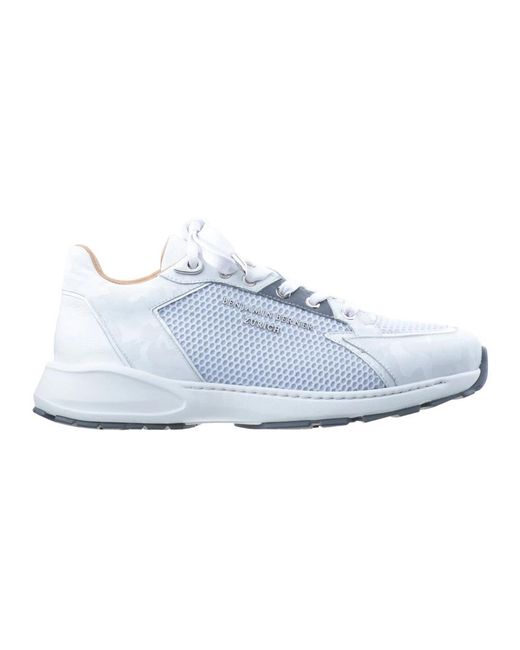 Benjamin Berner Blue Sneakers for men