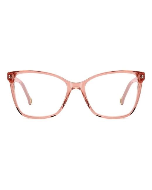 Carolina Herrera Orange Glasses