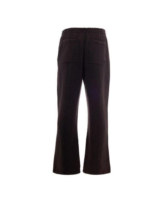 Represent Black Wide Trousers for men