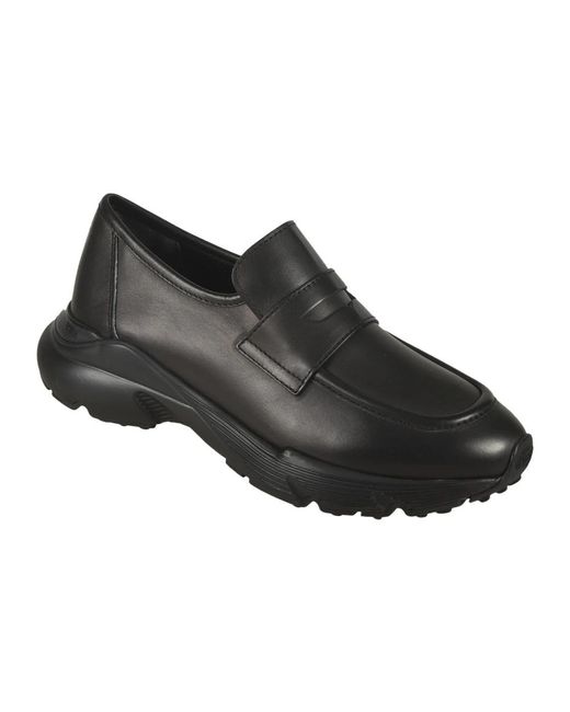 Tod's Black Penny Bar Sportliche Loafer