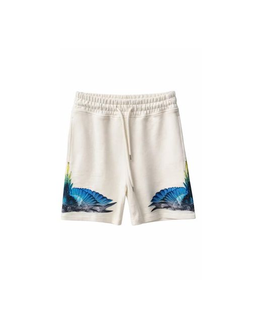 Marcelo Burlon Blue Casual Shorts for men