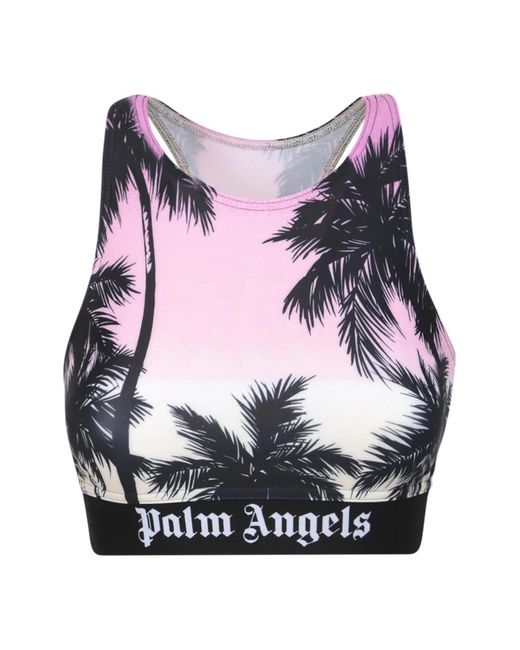 Palm Angels Pink Sleeveless Tops