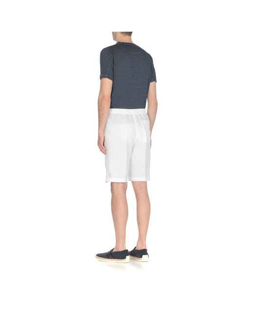 120% Lino Casual shorts in White für Herren