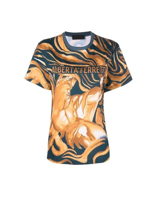 Alberta Ferretti Multicolor T-Shirts