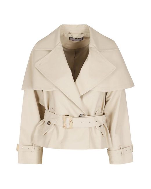 Urbancode Korte Trenchcoat in het Natural