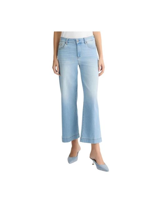 Liu Jo Wide Jeans in het Blue