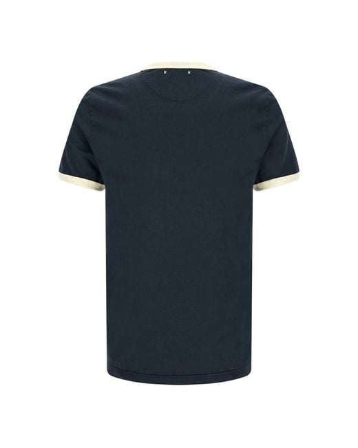Golden Goose Deluxe Brand Blue T-Shirts for men