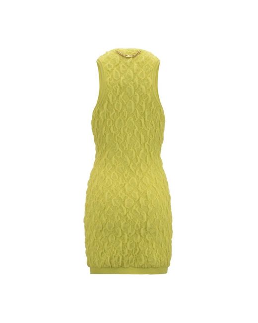 Elisabetta Franchi Green Short Dresses