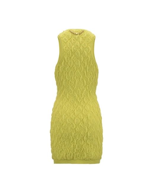Elisabetta Franchi Green Short Dresses