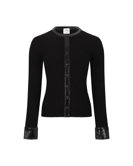 Cardigans Courreges de color Black