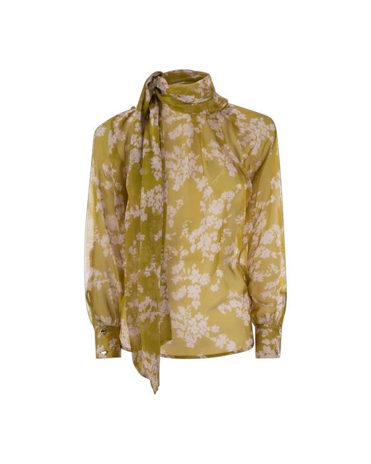 Elisabetta Franchi Metallic Blouses