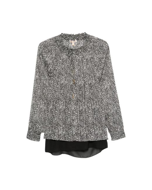 Blouses Michael Kors de color Gray