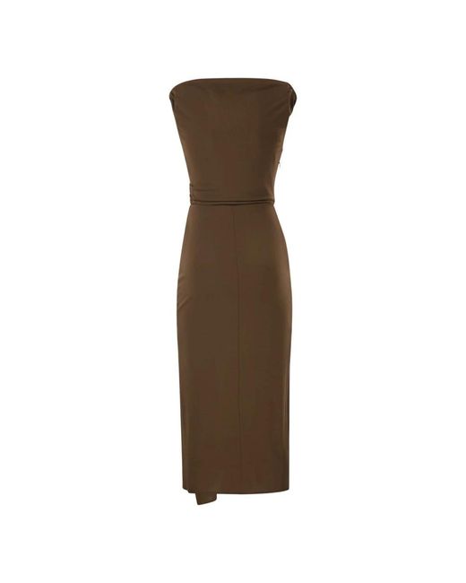 Midi Dresses Max Mara de color Brown