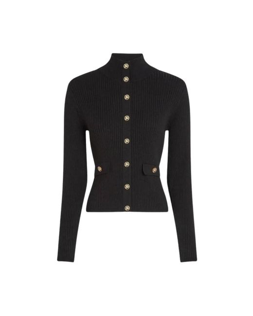 Karl Lagerfeld Truien & Vesten ,Zwart ,Gebreid Vest in het Black