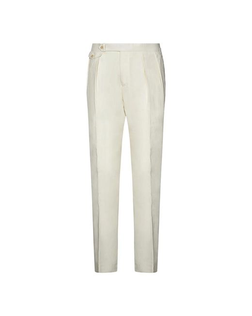 Polo Ralph Lauren White Suit Trousers for men