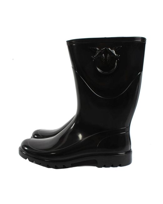 Rain Boots Pinko de color Black
