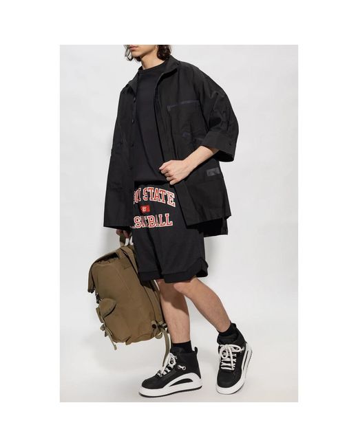 Heron Preston Black Casual Shorts for men