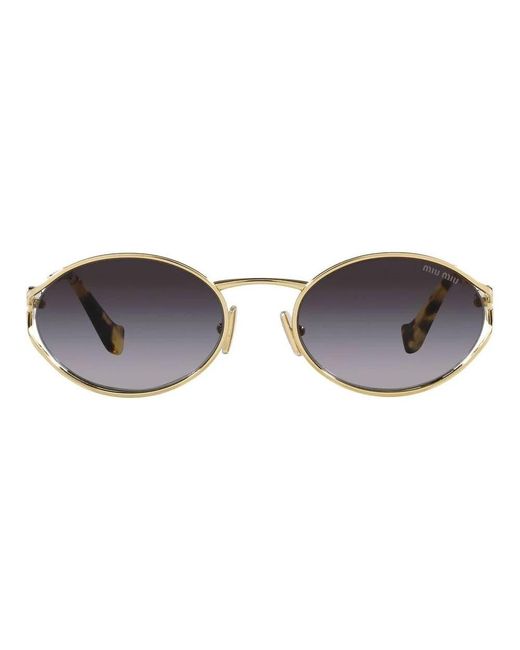 Miu Miu Metallic Sunglasses