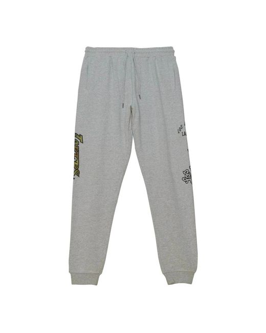 Mitchell & Ness Gray Sweatpants for men