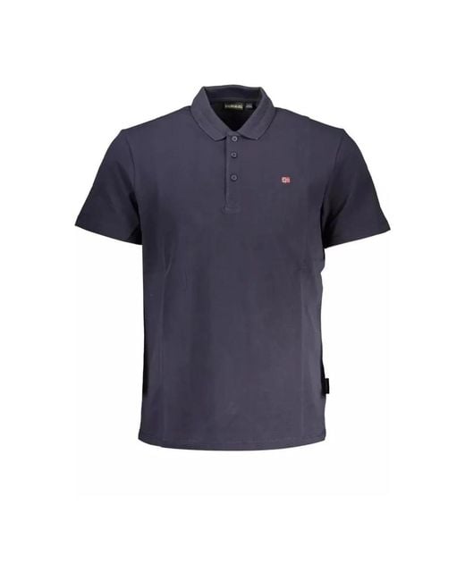 Napapijri Blue Polo Shirts for men