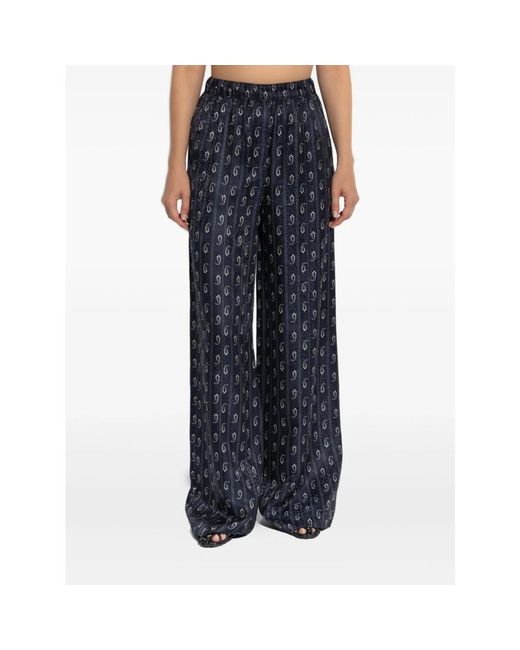 Tory Burch Blue Wide Trousers