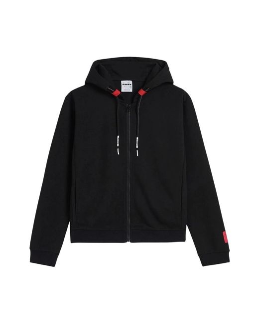 Diadora Black Zip-Throughs