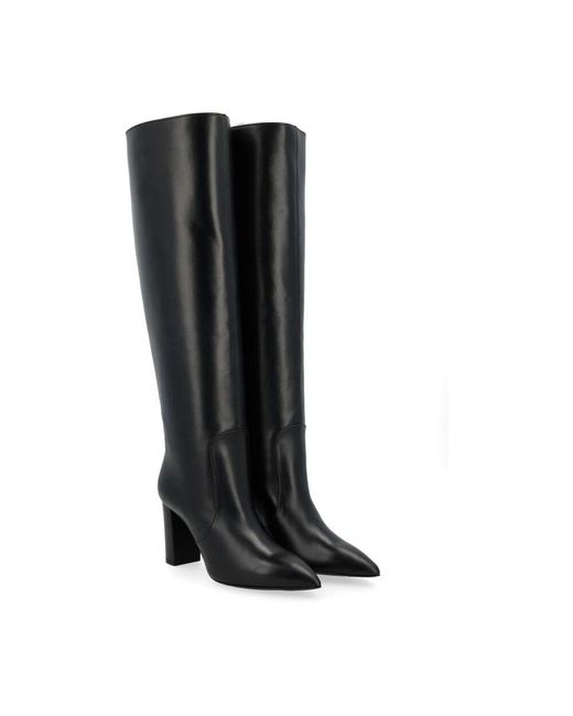 Heeled Boots Via Roma 15 de color Black