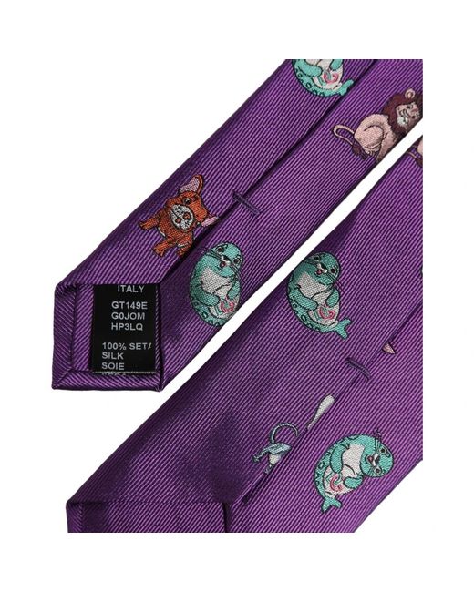 Dolce & Gabbana Purple Ties for men