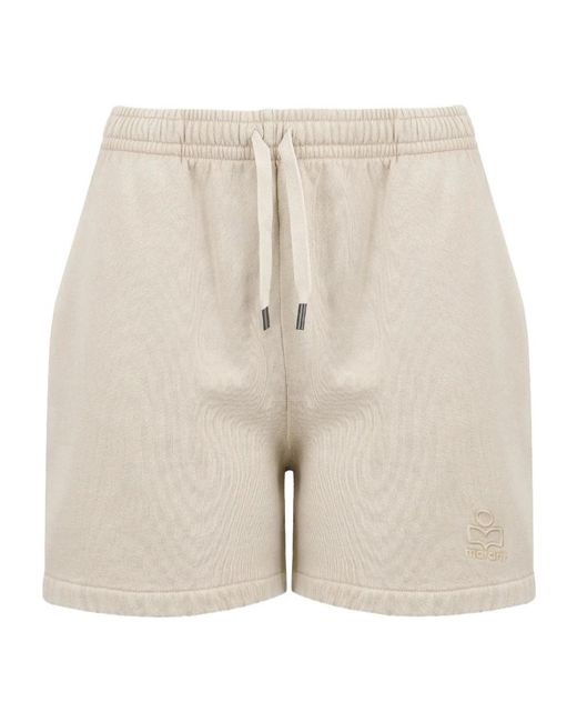 Isabel Marant Natural Short Shorts
