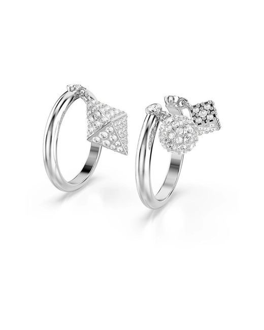 Swarovski Metallic Dextera Ring Set