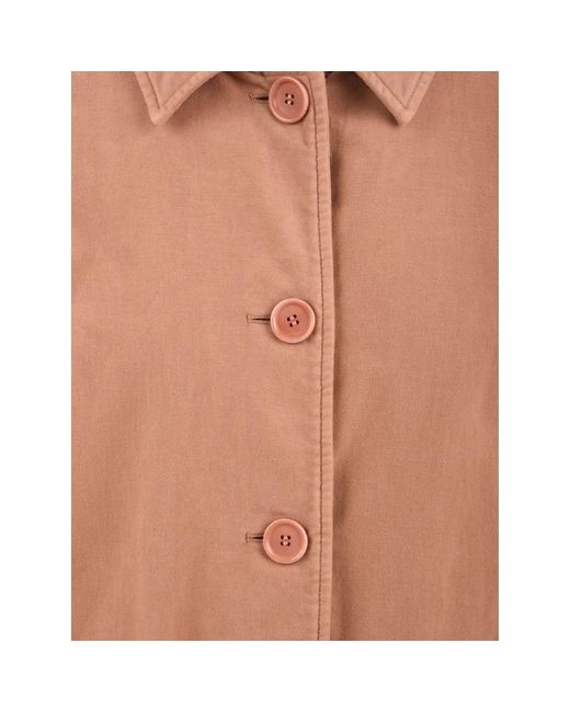 Aspesi Brown Single-Breasted Coats