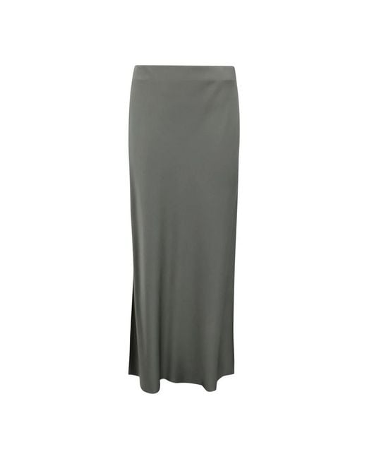 Brunello Cucinelli Gray Maxi Skirts