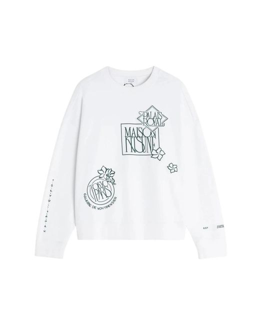 Maison Kitsuné White Sweatshirts for men