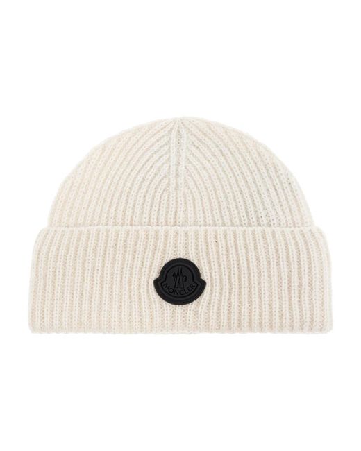 Moncler Natural Wollmütze
