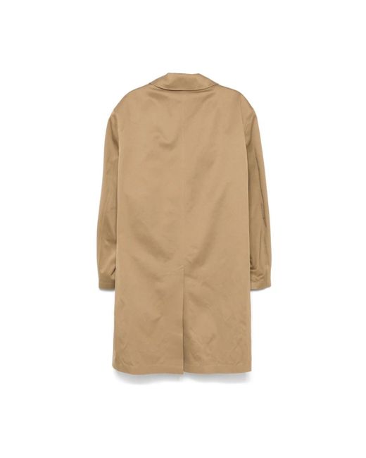 Saint Laurent Jassen ,Cotton Gabardine Parka in het Natural voor heren