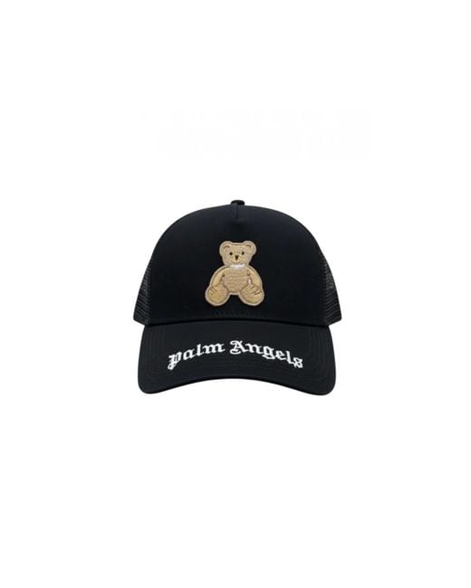 Caps di Palm Angels in Black da Uomo