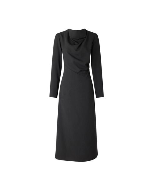 Soeur Gedrapeerd Jurk in het Black