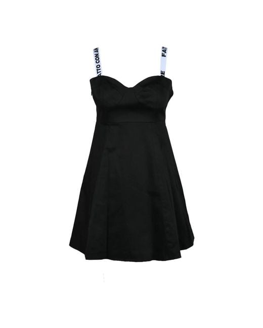 Giulia N Couture Black Short Dresses