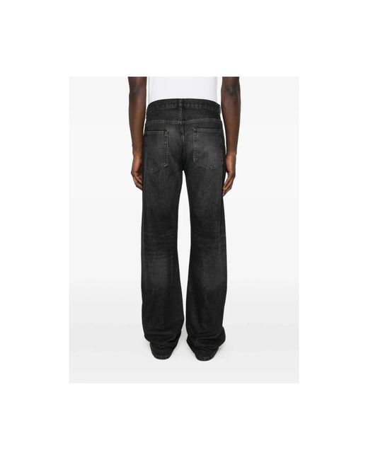 A.P.C. Black Straight Jeans for men