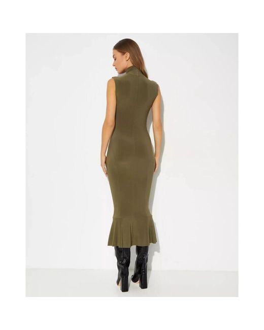 Midi Dresses Norma Kamali de color Metallic