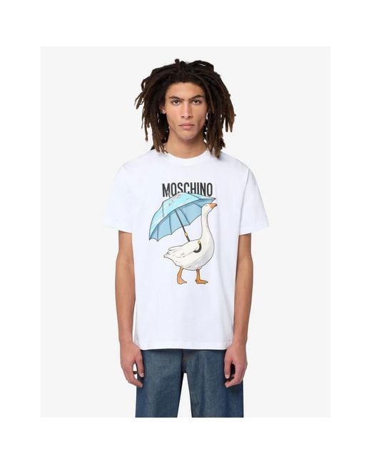 Moschino Blue T-Shirts for men