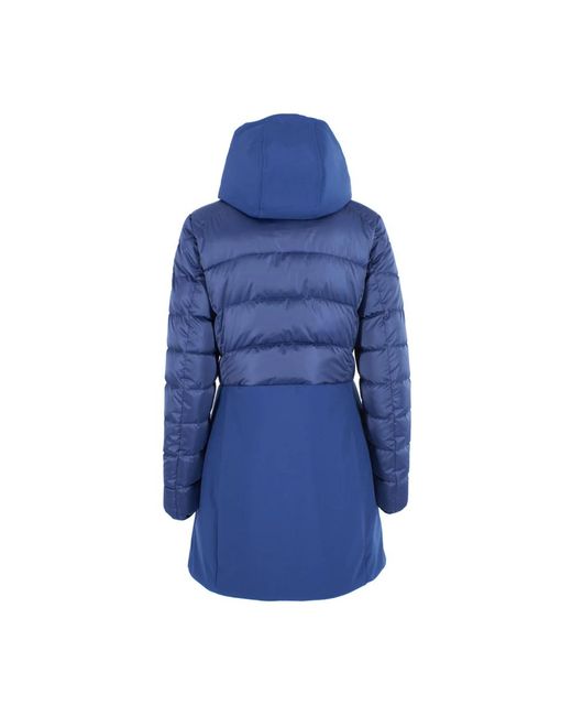 Yes Zee Chique Gewatteerde Donsjas in het Blue