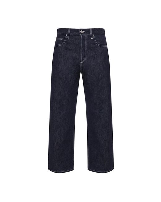 Dior Blue Straight Jeans for men