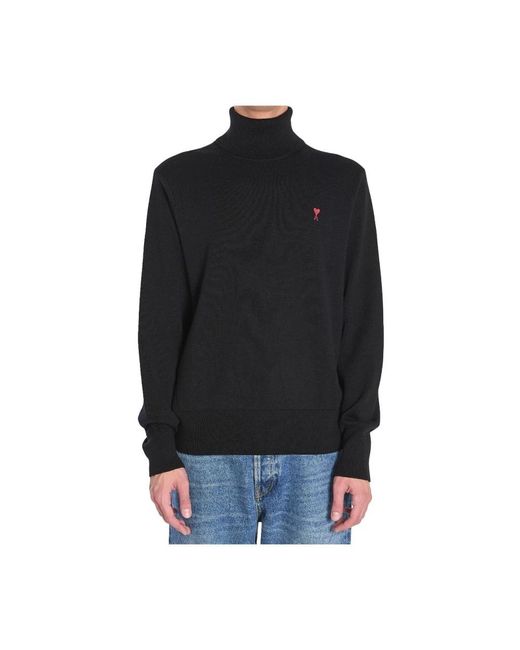 Turtlenecks AMI pour homme en coloris Black