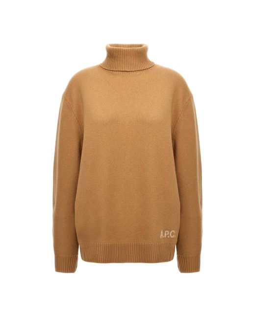Turtlenecks A.P.C. de color Brown